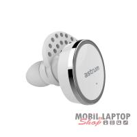 Astrum ET300 univerzális fehér bluetooth 4.1 MINI sztereo fülhallgató szett mikrofonnal, dokkolóval