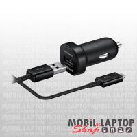 Autós töltő Samsung Micro USB 2000mAh gyorstöltő 1,5m kábellel fekete ( EP-L1100NBEG / ECB-DU4EBE )