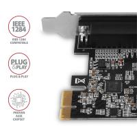 Axagon PCEA-P1N 1 db párhuzamos portos 1 sávos PCI-Express kártya