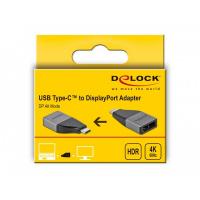 Delock 64120 USB Type-C apa > DisplayPort anya 4K 60Hz kompakt adapter