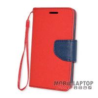 Flippes tok Samsung A300 Galaxy A3 piros-kék oldalra nyíló Fancy