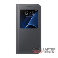 Flippes tok Samsung G930 Galaxy S7 fekete oldalra nyíló S-View EF-CG930PBEG