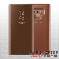 Flippes tok Samsung N960 Galaxy Note 9 barna oldalra nyíló Clear View Cover EF-ZN960CAEG