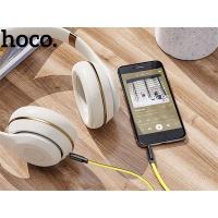 HOCO HOC0263 2m 3,5-3,5mm jack fekete-sárga audio kábel