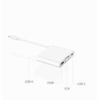 Huawei MateDock 2 USB-C/USB-A/HDMI/VGA fehér univerzális dokkoló