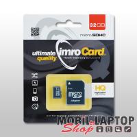 IMRO 32GB micro SD (SDHC Class 10 UHS-I) memória kártya adapterrel
