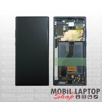 Kijelző Samsung N975F Galaxy Note 10 Plus 4G fekete + szervizelési díj