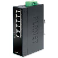 PLANET IGS-501T DIN sínre szerelhető 5port GbE LAN nem menedzselhető ipari switch
