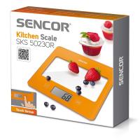 Sencor SKS 5023OR narancssárga konyhai mérleg