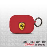 Szilikon tok Apple AirPods Pro piros mintás Ferrari (FEACAPSILGLRE)