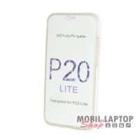 Szilikon tok Huawei P20 Lite 2in1 ultravékony átlátszó (elő + hátoldal)