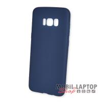Szilikon tok Samsung G955 Galaxy S8 Plus ultravékony matt kék
