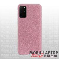 Szilikon tok Samsung G980 Galaxy S20 ( 6,2" ) csillámos rózsaszín