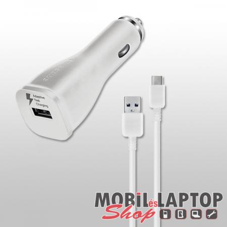 Autós töltő Samsung USB Type-C 2000mAh gyorstöltő fehér ( EP-LN915U / EP-DW700CWE )