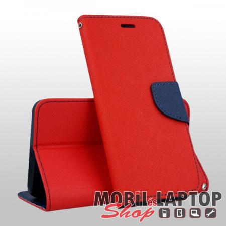 Flippes tok Samsung G960 Galaxy S9 ( 5,8" ) piros-kék oldalra nyíló Fancy