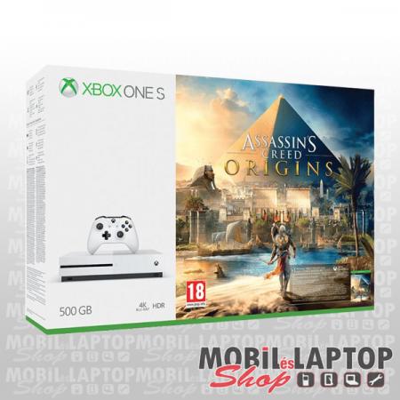Microsoft Xbox One S 500GB konzol + AC Origins játékszoftver