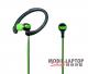 Astrum EB330 univerzális 3,5mm fülre akasztható zöld SPORT headset beépített mikrofonnal A11033-S