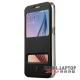 Flippes tok Samsung G920 Galaxy S6 oldalra nyíló fekete Primary Color Case BASEUS
