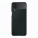 Samsung OSAM-EF-VF711LBEG Galaxy Z Flip 3 fekete bőr hátlap